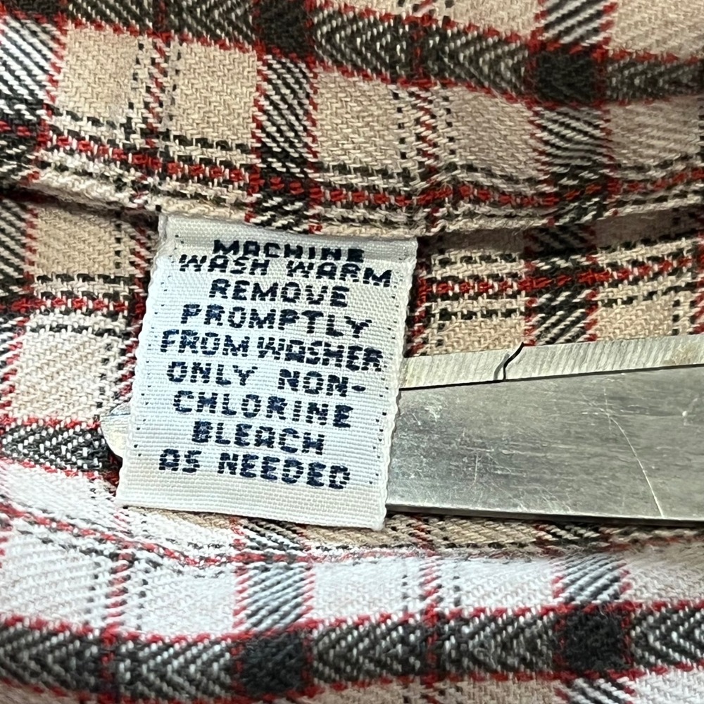 Ralph Lauren Mens Blaire Button Down Shirt Plaid L/S 100% Cotton Size M *FLAW - Picture 8 of 9
